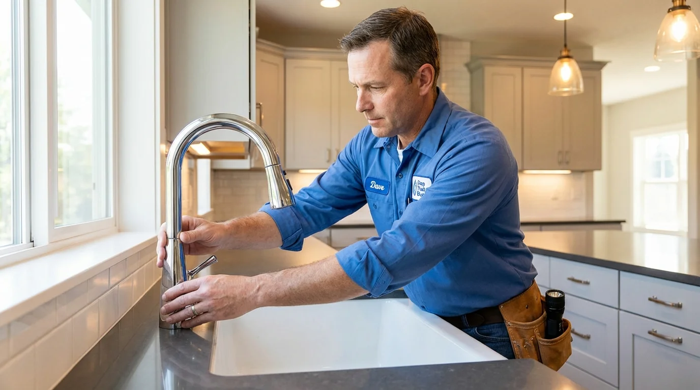 Kitchen faucet installation by Johns Plumbing LLC in Corona